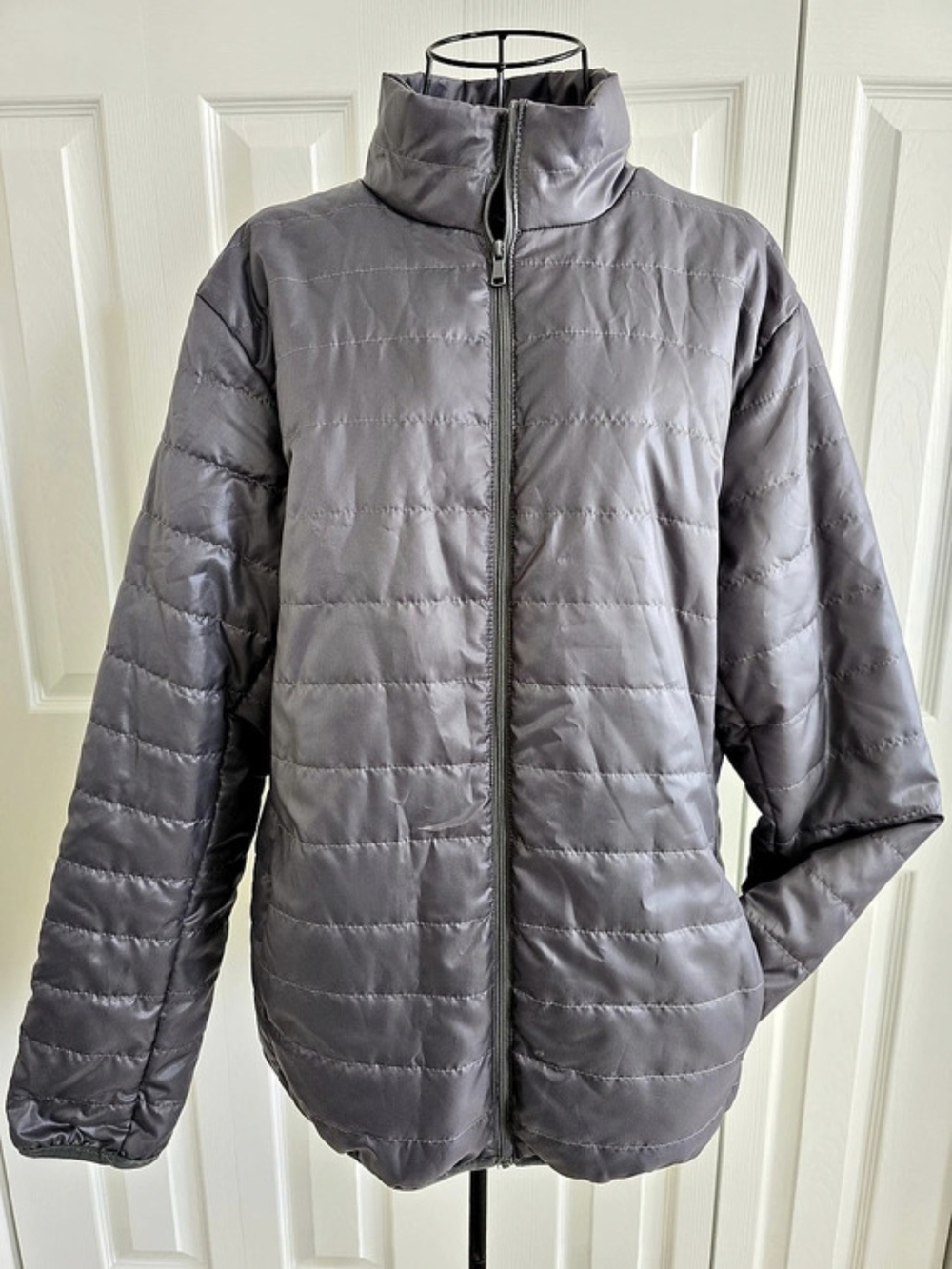west loop Puffer Jacket Gray XXL